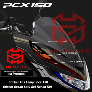 STICKER ALIS HONDA PCX150 MIX ORANGE