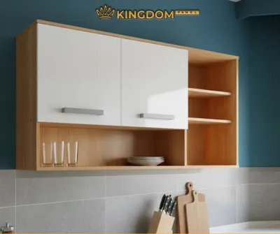 Kitchen set atas 2 pintu dengan 1 rak serbaguna KSK 301 kitchen set minimalis kitchen set nempel dinding