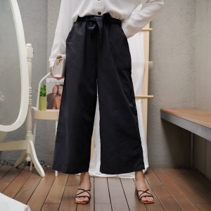 Sakura Glory - CELANA KULOT NOZA COTTON LINEN PREMIUM UKURAN ALLSIZE FIT TO S-XL / BAWAHAN / WANITA / DEWASA / DISTRO / IMPORT / HIGHWAIST / COD / DISKON / GRATIS ONGKIR / MURAH