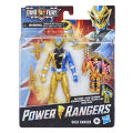 Power Rangers Dino Fury Gold Ranger 6-Inch Action Figure Toy Inspired by TV Show with Dino Fury Key and Dino-Themed. 