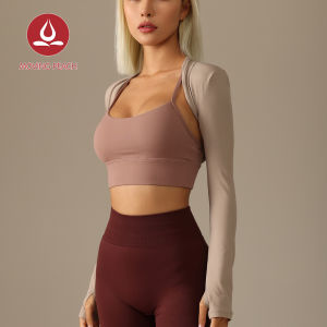 Moving Peach Sports Shawl Long Sleeves For Women Covers Up Armpit Fat Comfortable Quick dry and absorb Yoga Dance Fitness ASC