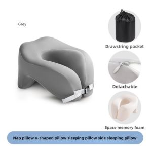 Portable U Shaped Neck Pillow Travel Memory Foam Pillow for Airplane Office& Trip & Nap Car Bedding
