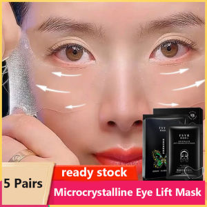 5 Pairs 6D Microcrystalline Eye Mask Anti-wrinkle Eye Patch lifting Frming Fade Eye Lines Remove Eye Bags Dark Circles Eye Stickers