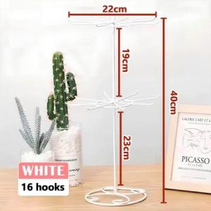 jewelry display stand Wooden wrought iron display storage room with drawer jewelry storage box used for storing earrings necklaces jewelry and other products in the living room study room bedroom storage box decoration