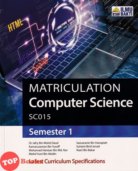 [TOPBOOKS Ilmu Bakti] Matriculation Computer Science Semester 1 (2023 ...