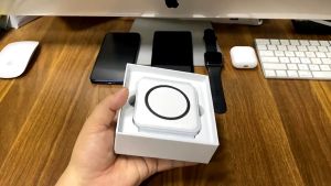 Bộ sạc nhanh không dây 15w sạc 3 thiết bị cùng lúc sạc điện thoại tai nghe đồng hồ hút nam châm từ tính