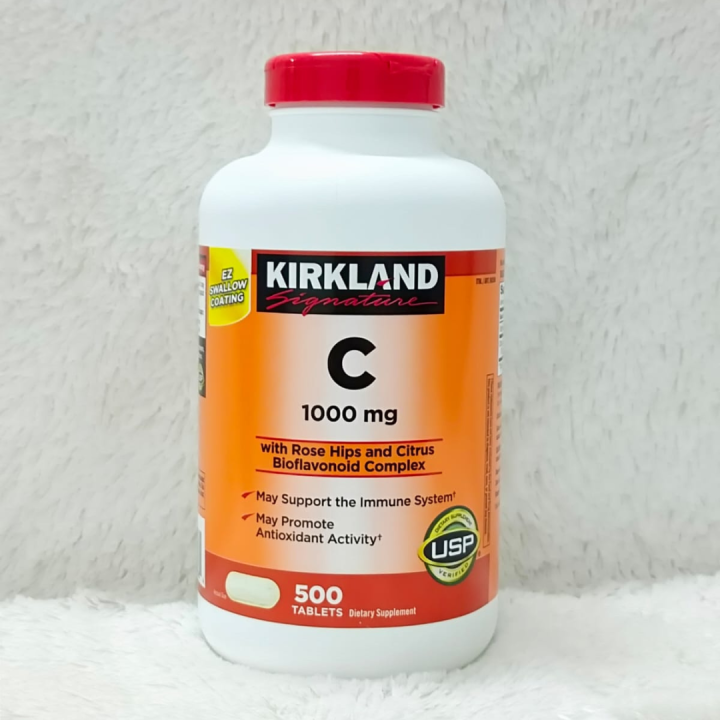 Kirkland Vitamin C 1000 Mg 500 Tablets Lazada Indonesia