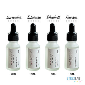 Aroma Stone Essential Oil Therapy - Stress Relief Lavender Aromatherapy Diffuser Crystal Salt Natural Stone Reed Sticks Home Decor | Strexlab