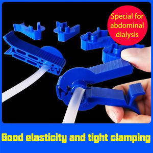 [Childhood MS] Dialysis Bag Clamp Catheter Tube Clamp Peritoneal Dialysis Fixator Blue Clip