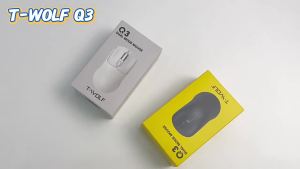(HD1)T-WOLF Thunder Wolf Q3 Wireless dual-mode Bluetooth mouse rechargeable silent and affordable mouse Optoelectronic Office Business