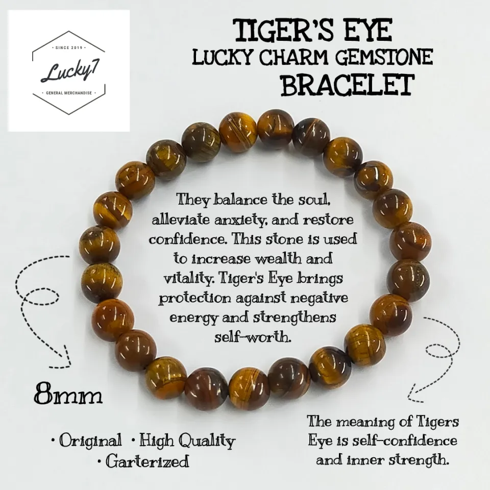 Tiger's Eye Bracelet - Rocks with Sass