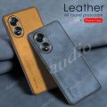 Luxury Leather Case For Oppo A18 A38 A58 A78 4G 2023 Soft TPU Border Shockproof Casing For Oppo A 18 38 58 78 18A 38A 58A 78A a18 OppoA18 OppoA38 OppoA58 OppoA78 4G Protect Camera Screen Matte Silicone Back Cover. 