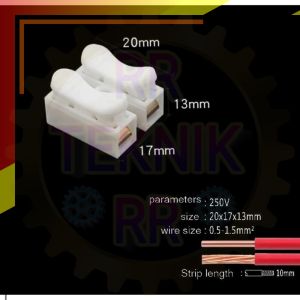 New!! 10pcs Terminal Connector Sambungan Kabel Listrik 2 Pin 3 Pin Jepit ( BISA COD )