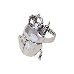Realistic Cicada Designs Adjustable Rings Comfortable Wear Sturdy Alloy Materials for Sensitive Skin Fashion Accessory