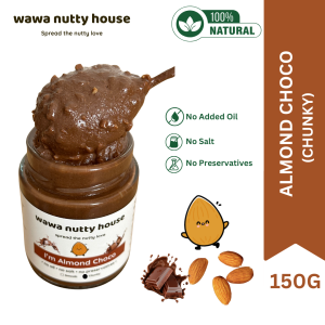 Wawa Nutty House Almond Choco Spread (150g) – Almond Meets Real Cocoa