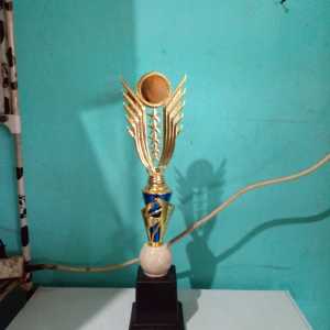 Piala Lomba Juara 1 2 3 4 (N0.21 BODY BIRU MARMER+RASER) "costum" FREE STICKER (BOLEH satuan)TERMASUK SETICKER DAN FREE DESIGN