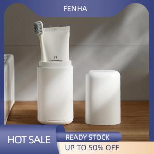 FENHA Toothbrush Travel CasePortable Travel Toothbrush HolderToothbrush And Toothpaste Container For Traveling Camping
