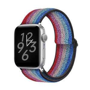 BassPal Soft nylon elastic loop for Apple watch band Ultra2 49MM S9 8 7 41mm 45mm for i watch series 6 SE 5 4 3 38mm 40mm 42mm 44mm SmartWatch accessories