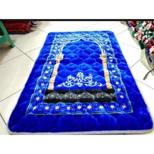 COD Sajadah Turki Bahan Tebal Busa Pemium Bahan Empuk Bulu Lembut Ukuran Jumbo Anti Slip