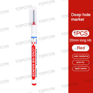 20mm Long Nib Marker Pens Woodworking Decoration Multipurpose Deep Hole Markers Black/Blue/Red 4pcs/set