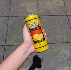 1 CASE (24 CANS) SOLA ICED TEA IN CAN