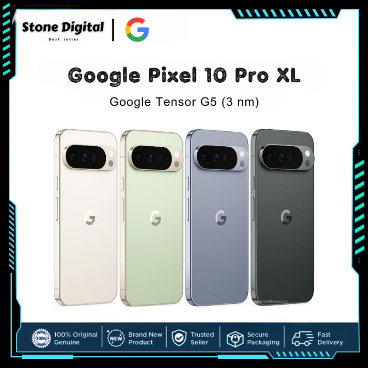 Google Pixel 10 Pro XL | [1 Nano-SlM + 1 eSlM] Google Tensor G5 (3 nm ...