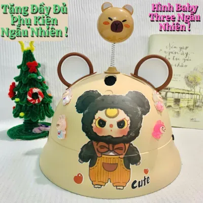[Tặng Đầy Đủ Phụ Kiện] Mũ Bảo Hiểm Trẻ Em Đội Đầu Helo Kitty Có Kính Cao Cấp-Nón Bảo Hiểm Trẻ Con Gia Dụng Số 1 Việt Nam