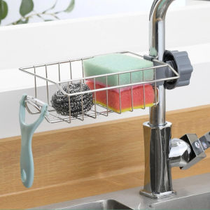 Someday Kitchen Bathroom Sink Storage Shelves Racks Faucet Dishcloth Sponge Drain Rack PAZU