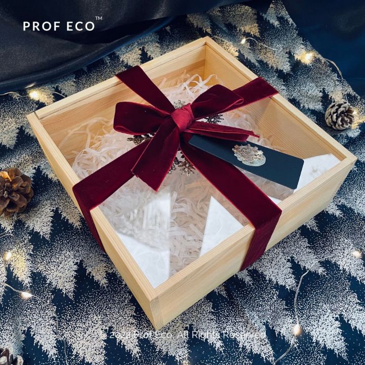 READY STOCK] Premium Decorated Wooden Gift Box Packaging with