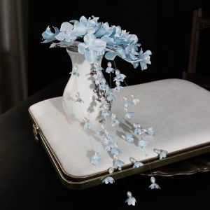 NOVAWEAR Elegant Bridal Headwear Luxury Fairy Wedding Headdress Temperament Pearl Flower Barrettes Hair Accessories