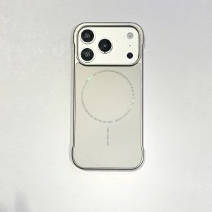Luxury AG Matte Ultra Thin Magnetic Phone Case For iPhone 17 16 15 14 13 12 Pro Max Plating For Magsafe Hard Plastic Slim Cover