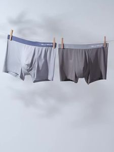 Mens Boxer Briefs Underwear Luxury Modal 7a Comfort Breathable Plus Size Square Shorts Head Organised Everyday Storage Convenient Access for Home Office or Travel Everyday Use