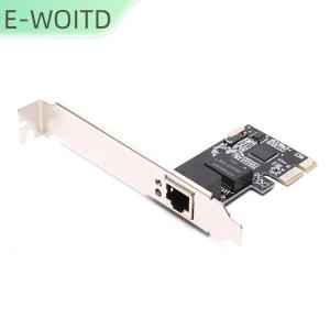 【E-WOITD】 การ์ดเครือข่าย Gigabit Ethernet PCI Express PCI-E 10 100 1000Mbps LAN Adapter