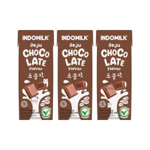 3PCS Indomilk Jeju Chocolate Susu UHT Rasa Cokelat
