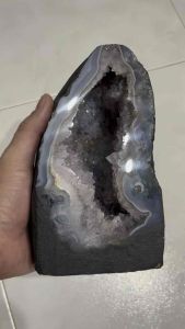 (Ship from SG) 乌拉圭紫晶洞 Uruguay White/Amethyst Cave