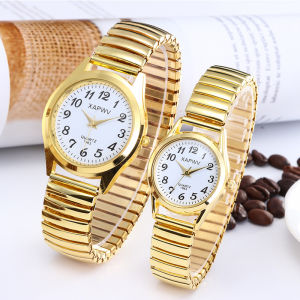 [Small Chrysanthemum] New Arrival Fashion Women Watches Men Elasticity Watch Quartz Male Wristwatch Relogio Feminino Clocks Couples Elastic Band Watch