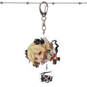 RP5BRD Women Cute Llaveros Amiya Bag Pendant Lappland Acrylic Key Chain Key Holder Arknights Keyring Game Arknights Keychain