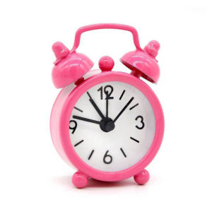 Jam Beker Kring Mini Polos Jam Weker Meja Besi Classic Alarm Clock