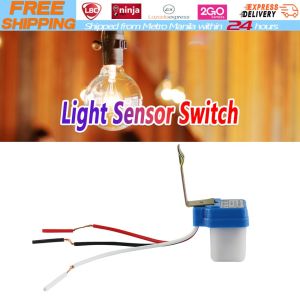 【Local Warehouse】10A Photoswitch Sensor Switch Auto On Off Photocell Street Light Control Universal 220V Automatic Sensor Home Accessories Sensor-Switch-F813