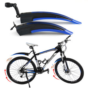 AFOODERจัดส่งรวดเร็ว บังโคลนจักรยานบัง โคลนจักรยานเสือภูเขาด้านหน้าและด้านหลังบังโคลนจักรยานกันน้ำผ้าคลุมกันฝนด้านหลังอะไหล่จักรยาน บังโคลนจักรยานกันน้ำ อุปกรณ์เสริม ฝาครอบฝนหลัง กันน้ำ