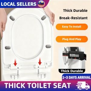 Toilet Seat Cover | Premium PP Material | Quick Release Mute | For Bathroom