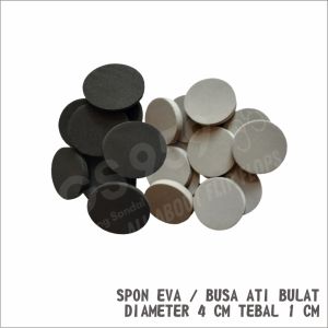 SPON ATI / BUSA ATI / SPON EVA POTONGAN BENTUK LINGKARAN / BULAT TEBAL 1CM