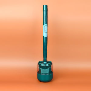 Hydraulic Toilet Brush Tongue-Type Silicone Soft Brush Head Punch-Free Long Handle Cleaning Brush Bathroom Accessories Set