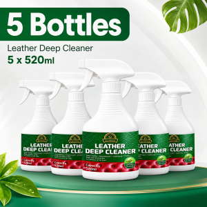 Leather Cleaner & Conditioner Spray 520ml | Leather Care for Sofa Car Seat Bag Shoes & Furniture