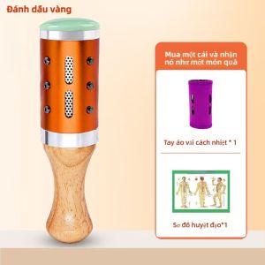 Con Lăn Ngải Ngọc Bích Dùng Massage Mặt và Body Thanh Lăn Ngải Cứu Cầm Tay Giúp Thư Giãn Giảm Đau Mỏi Cổ Vai Gáy