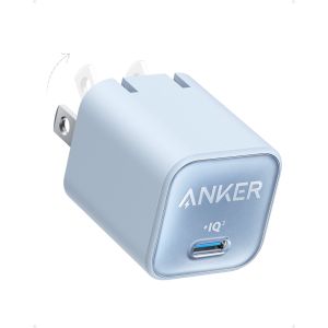Anker 511 Nano 3 USB C GaN Charger 30W PIQ 3.0 Foldable PPS Fast Charger