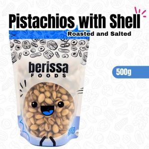 Pistachios with Shell from USA- Berissa Foods - Roasted and Salted