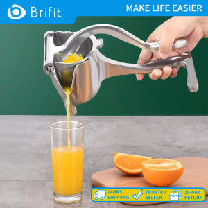 Brifit Fruit Juice Squeezer Citrus Juicer Hand Press Heavy Duty Lemon Squeezer Manual Fruit Juicer Detachable Orange Lime Grapefruit Presser