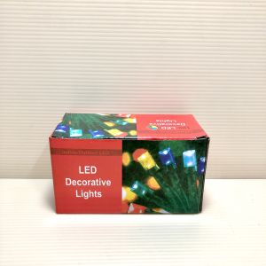 K2438 100LAMPU 9M LAMPU LED  LAMPU RAYA BOLEH SAMBUNG (WAYER PUTIH)