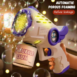 【COD】Leakproof design space bubble gun Bubble gun Bubble machine Toys Outdoor play toys
